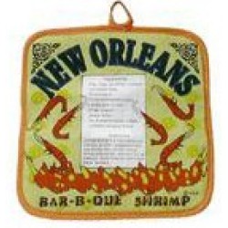 Bar B Que Shrimp Recipe Potholder